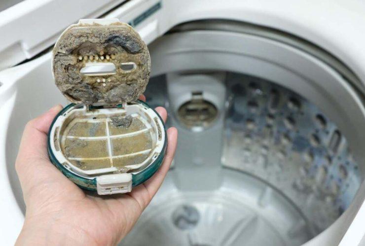 limpar o filtro da sua máquina de lavar